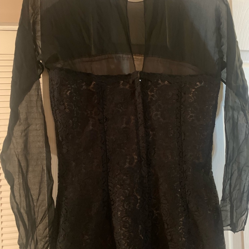 OSCAR DE LA RENTA VINTAGE BLACK DRESS, Size 4 NWT NEVER WORN. - Picture 5 of 7
